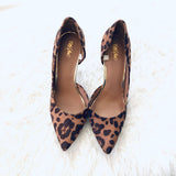Mossimo Suede Leopard Pumps- Size 8