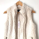 Love Tree Faux Fur Zipper Vest NWT- Size S