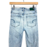 American Eagle Ne(x)t Level Stretch Light Wash Distressed Jeans- Size 2 (Inseam 27") (See Notes)