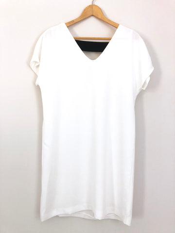 Cooper & Ella White Shift Dress- Size XS