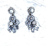 Baublebar Pearl and Rhinestone Floral Drop Earrings