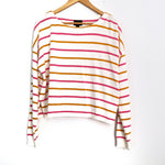Lumière Pink and Mustard Striped Sweater- Size S