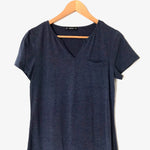 Shein Blue V Neck T Shirt Dress- Size XS