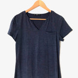 Shein Blue V Neck T Shirt Dress- Size XS