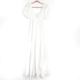 Wild Fable White Puff Sleeve Tiered Maxi Dress- Size M