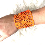 No Brand Neon Orange Cuff Bracelet