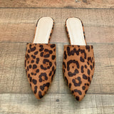 Wild Diva Suede Animal Print Mules- Size 8.5 (Great Condition, sold out online)