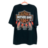 Delta Pro Weight The Allman Brothers Band Campaign 2004 Tour Tee- Size 2XL (see notes)