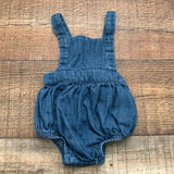 Old Navy Baby Girl Denim Bubble Romper- Size 0-3M