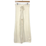 Macaron Cream Fuzzy Wide Leg Lounge Pants NWT- Size S