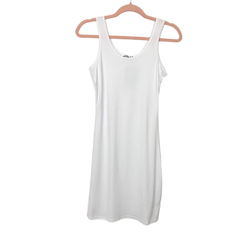 DoubleJu White Tank Dress NWT- Size M