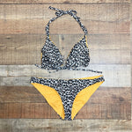 Becca Animal Print/Golden Yellow Reversible Bikini Bottoms- Size M (we have matching top)