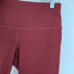 Zella Burgundy Crop Pants- Size S (Inseam 19.5”)