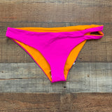 L*Space REVERSIBLE Magenta/Orange One Wave Swimsuit Bottom NWT- Size L (We have matching top, sold out online)