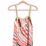Forever 21 Cream Multicolor Crochet Straps Maxi Dress NWT- Size S