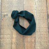 No Brand Hunter Green Knot Headband