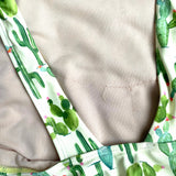 Mott50 Cactus Print High Neck Swim Bra- Size L (TOP ONLY) see notes