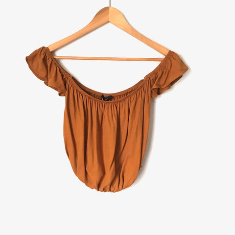 Forever 21 Off The Shoulder Crop Top NWT- Size S