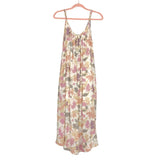 Impressions Earth Tones Floral Dress- Size S