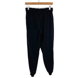Lululemon Black Drawstring Waist Velvet Side Stripe Joggers- Size ~XS (Inseam 27”, see notes)