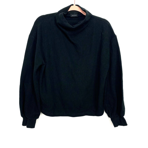 Who What Wear Black Mock Neck Sweater- Size S