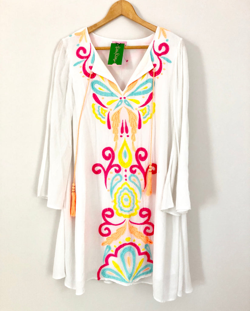 Lilly Pulitzer Embroidered Dress/Cover Up- Size XS NWT The Saved Collection Lilly Pulitzer Embroidered Dress/Cover Up- Size XS NWT The Saved Collection