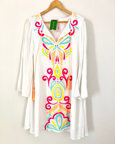 Lilly Pulitzer Embroidered Dress/Cover Up- Size XS NWT