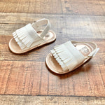 Koshine White Tassel Sandals- Size 120 (~6-12M)