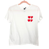 Sweaty Betty White Heart Tee- Size M (see notes)