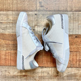 A New Day Silver Snakeskin Sneakers- Size 7