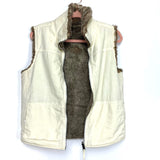 No Brand Reversible Faux Fur/Suede Zip Up Vest- Size ~M (see notes)