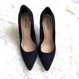 JustFab Black Close Toe Heels- Size 7 (Jana)