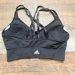 Adidas Black Strappy Back Padded Sports Bra- Size S