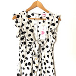 Buddy Love Dalmatian Print Button Up Tie Front Dress NWT- Size S