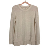 Alo Beige Side Split Sweatshirt- Size M (see notes)