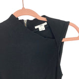 Helmut Lang Black Zipper Back Dress- Size P (fits like XS/S)