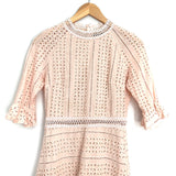 Simplee Pink Eyelet Dress- Size S