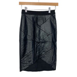 L'atiste Black Faux Leather Skirt NWT- Size S