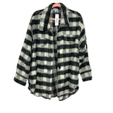 The Drop Grey Plaid @spreadfashion Oversized Shirt Jacket NWT- Size L