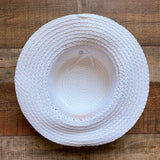 No Brand White Straw with Shell Band Adjustable Hat (see notes)