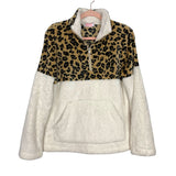 C+D+M Cream/Animal Print Pullover- Size M (See Notes)