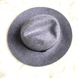 ASOS Grey Wool Wide Brim Hat- Size S/M
