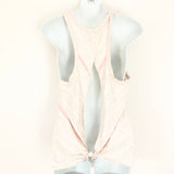 Lululemon Pink Stripe Open Back Tie Tank- Size 6