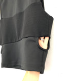 Madison & Berkeley Black Crop Top with Side Cut Outs- Size S