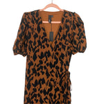 Big Hit Animal Print Wrap Dress NWT- Size M