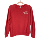 ILY Red Santa Baby Sweatshirt- Size M
