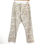 Style Rack Animal Print Distressed Ankle Jeans- Size S (Inseam 24.5")