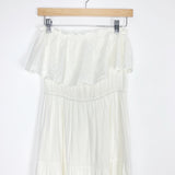 Sofia Jeans Off White Sleeveless Maxi Dress- Size M (See Notes)