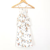 Lush White Floral Romper- Size S