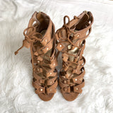 Dolce Vita Suede Lace Up Block Heel- Size 6